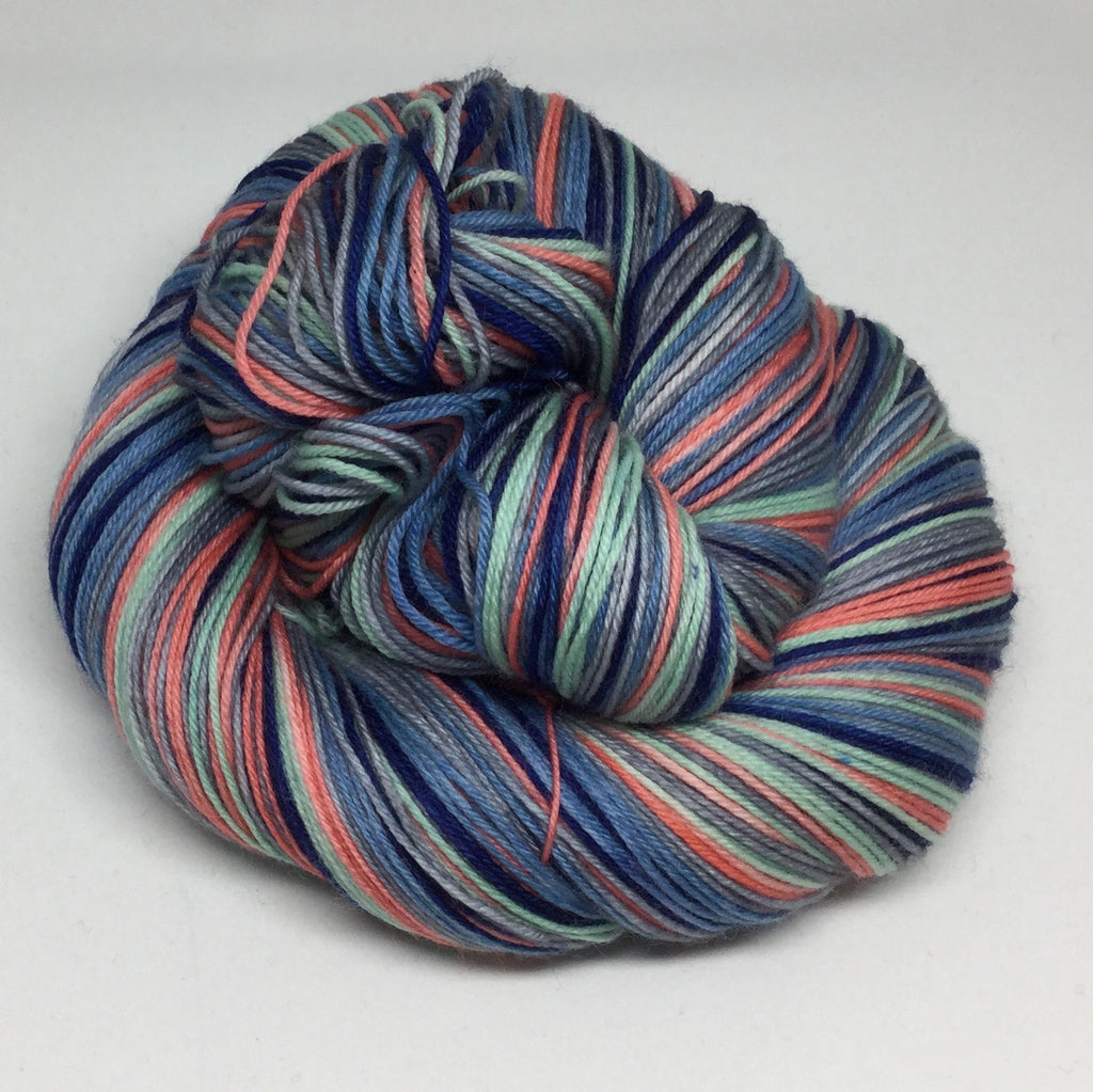 Coastal Brazil Six Stripe Self Striping Sock Yarn