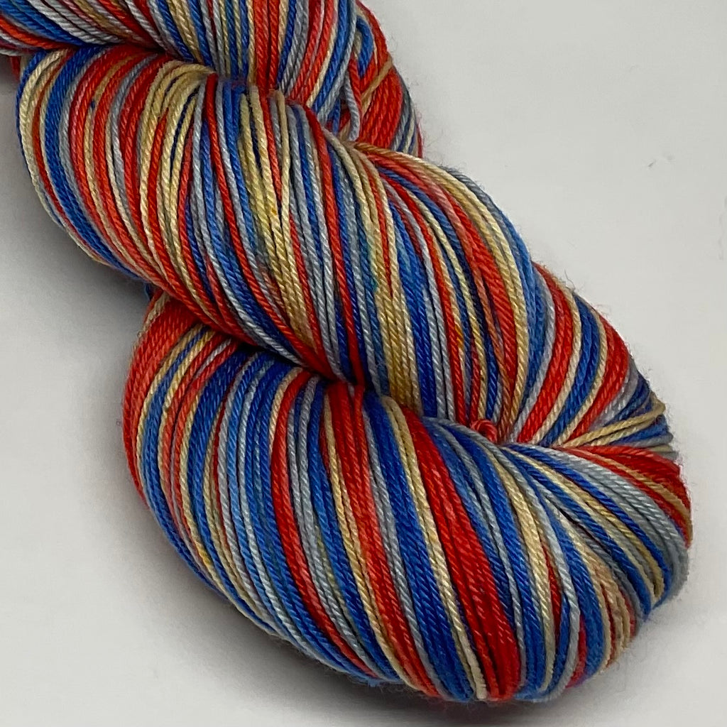 Vapolicelli Mosaic Four Stripe Self Striping Sock Yarn