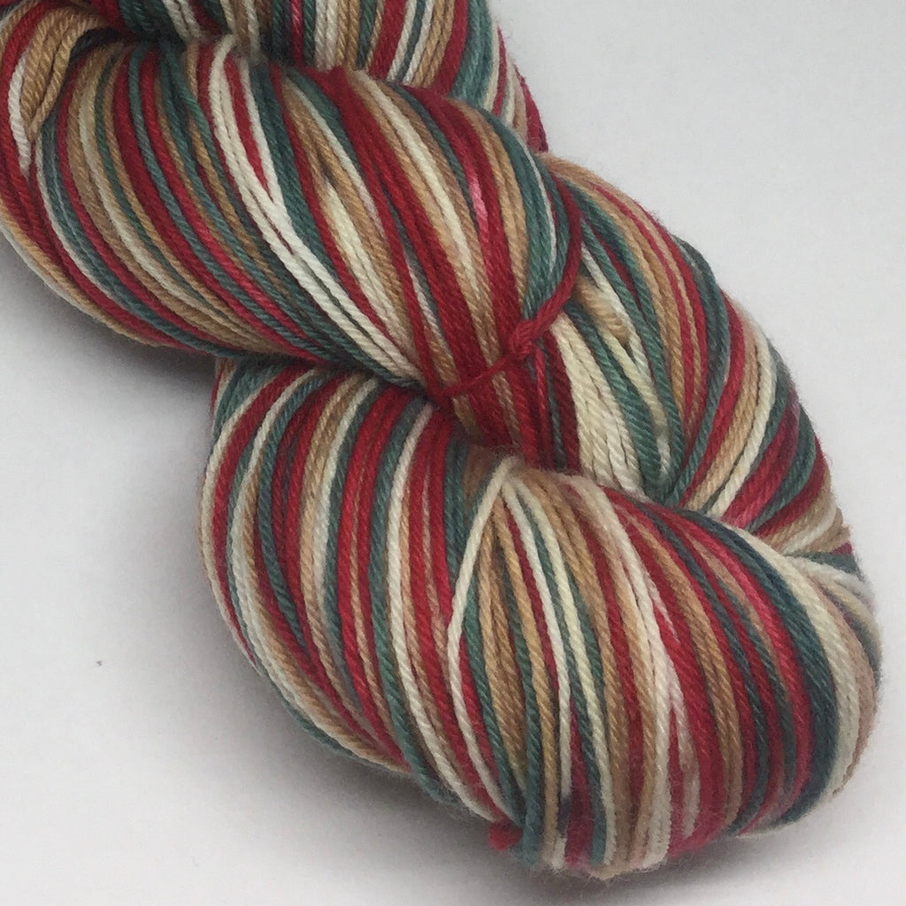 Vintage Advent Box Four Stripe Self Striping Sock Yarn