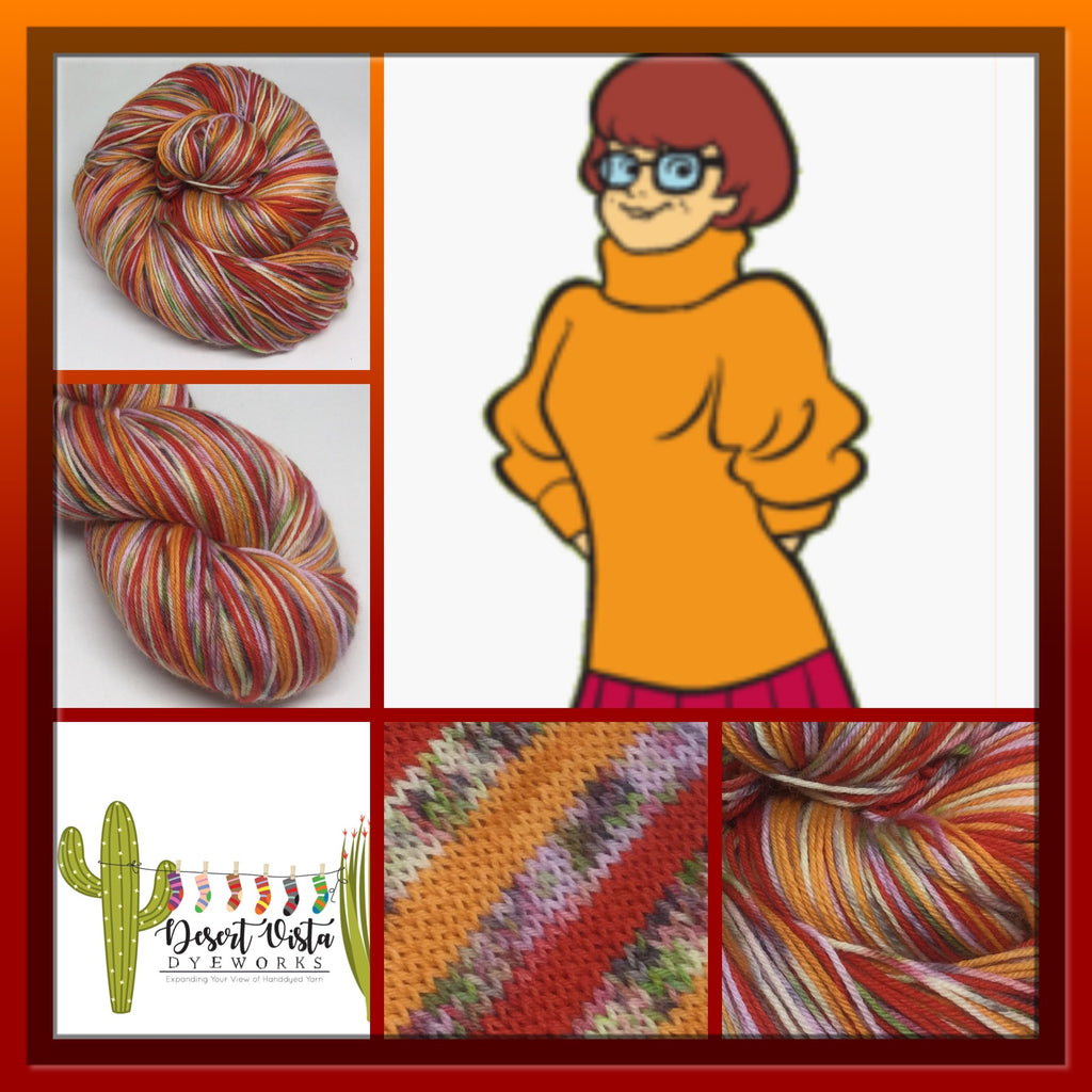 Velma ZomBody Dinkley Four Stripe Self Striping Yarn