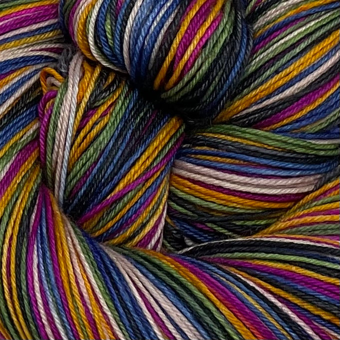 Fossey & Suzuki Six Stripe Self Striping Yarn