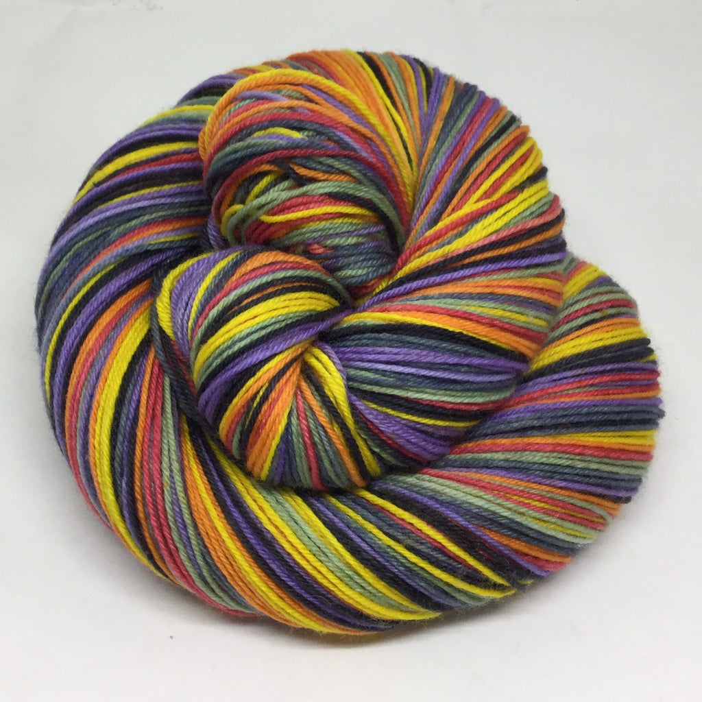 January Summer Seven Stripe Self Striping Sock Yarn