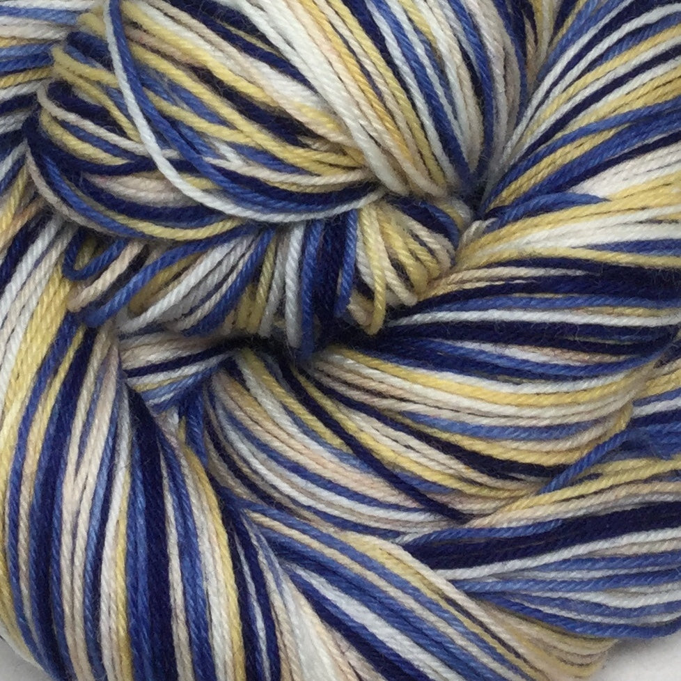 Hokusai's Great Wave Five Stripe Self Striping Yarn