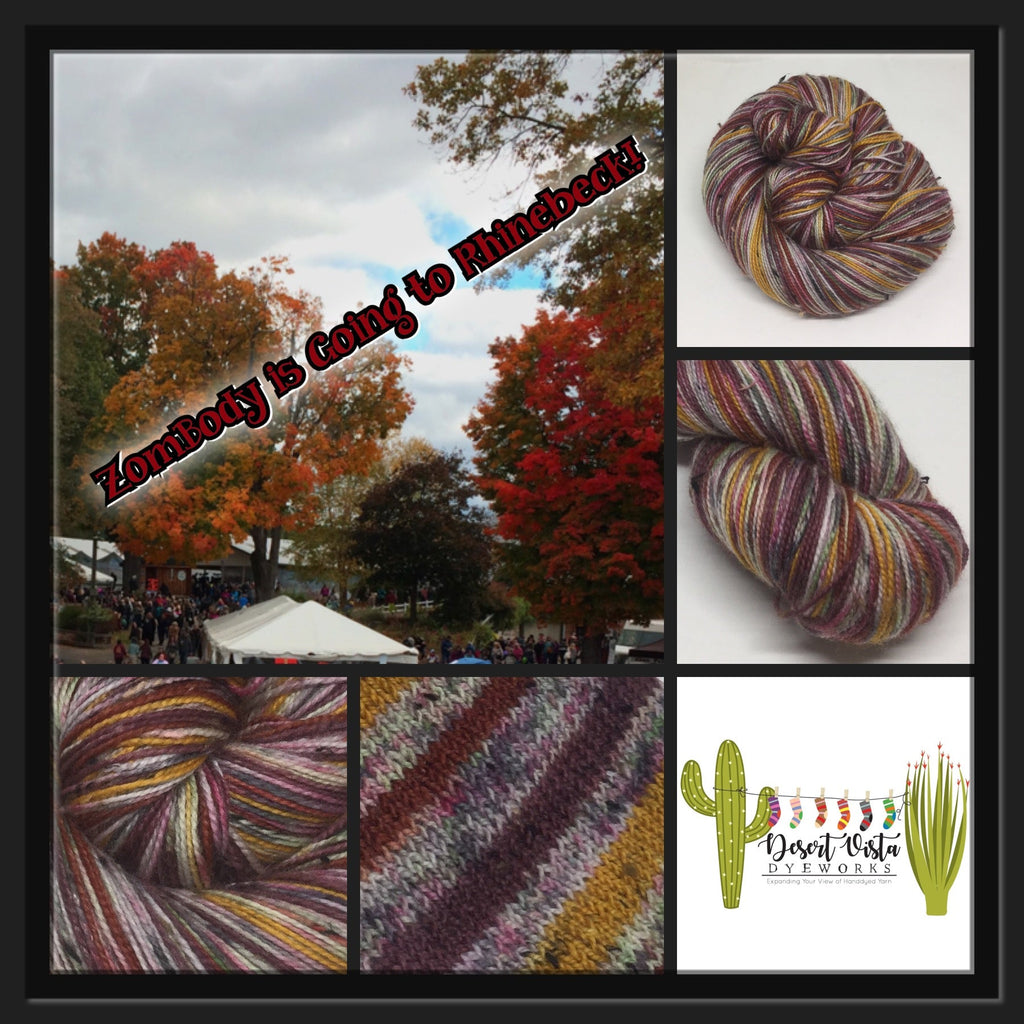 ZomBody's Going to Rhinebeck Six Stripe Sock Yarn