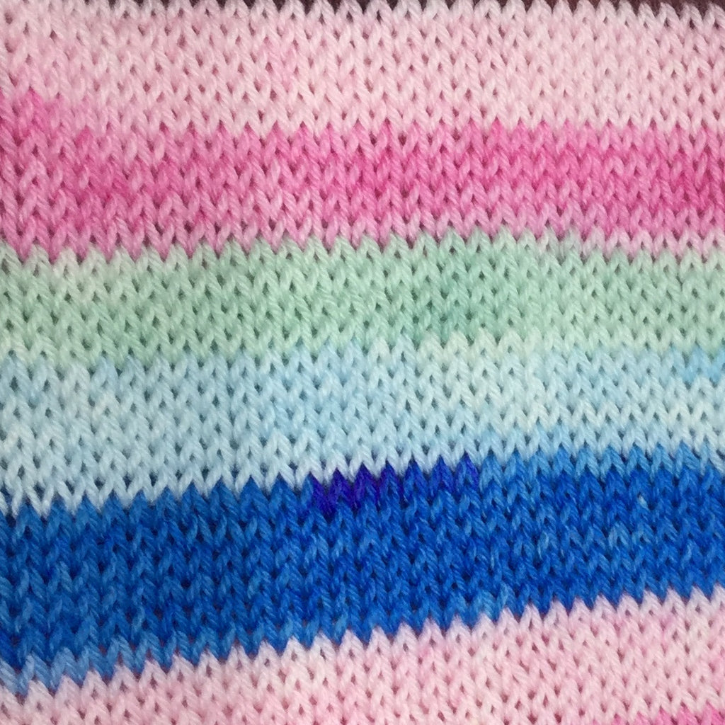 Pink Sands Five Stripe Self Striping Sock Yarn