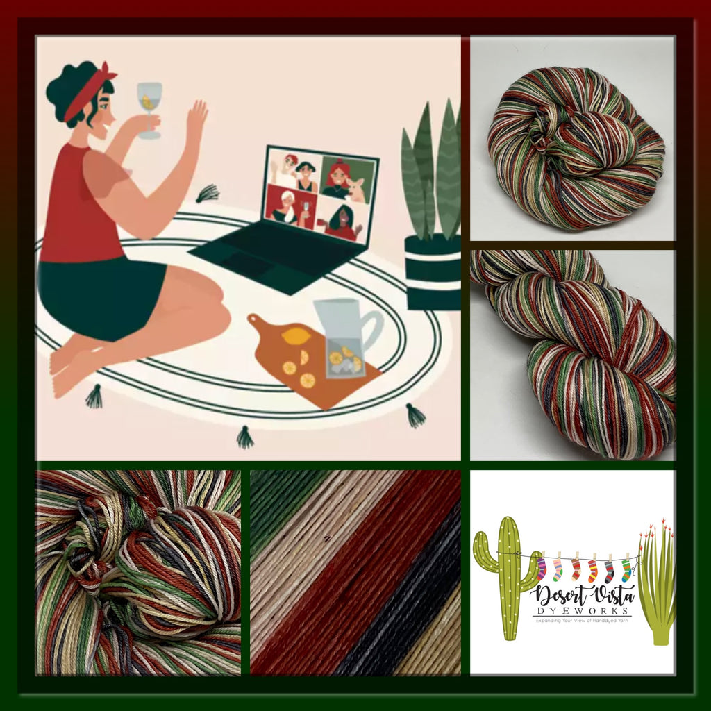 Zoom Party Five Stripe Self Striping Yarn