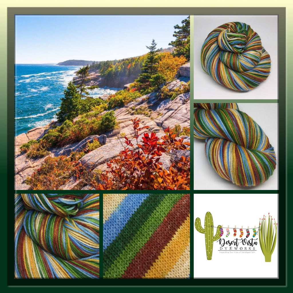 Acadia National Park Six Stripe Self Striping Yarn