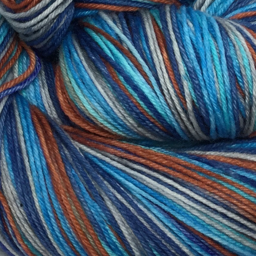 Kingfisher Five Stripe Self Striping Yarn