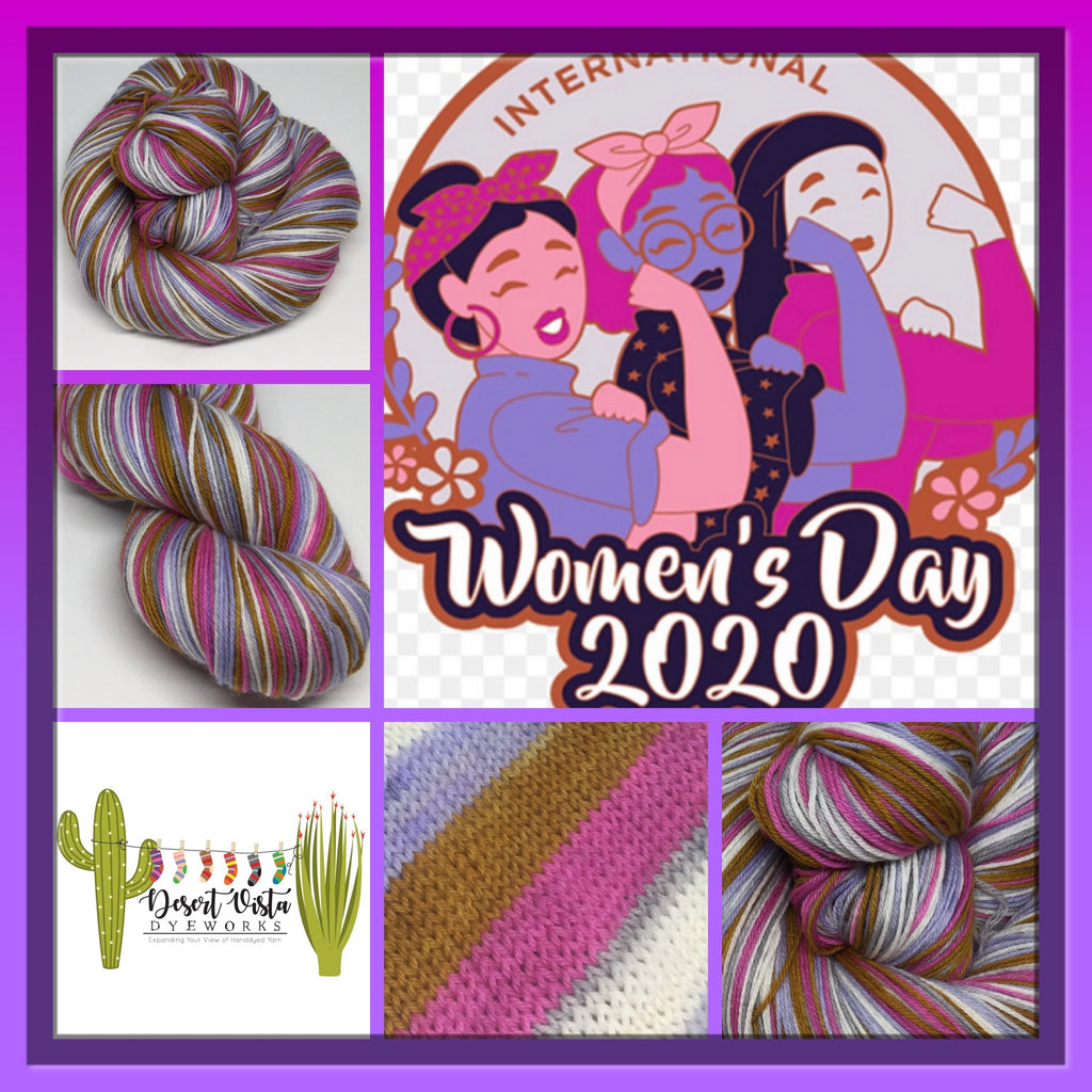 International Women’s Day Five Stripe Self Striping Sock Yarn