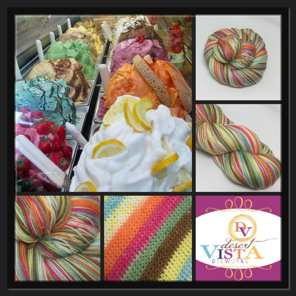 Gelato Seven Stripe Self Striping Yarn