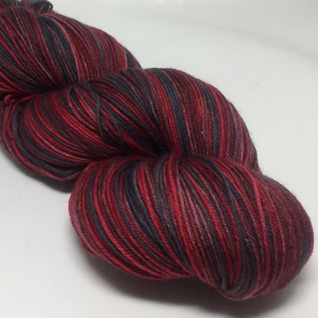 Wine & Roses Three Stripe Self Striping Yarn