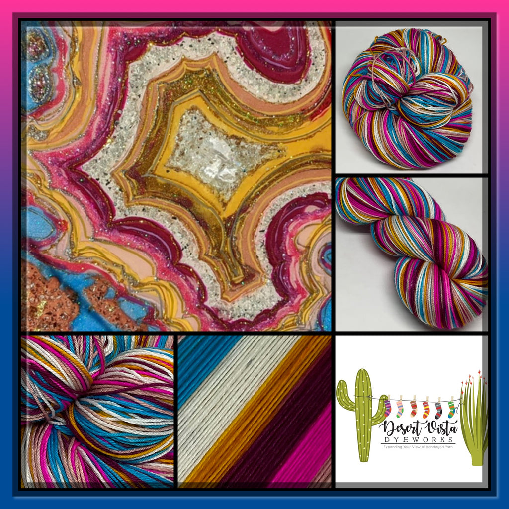 Geod Six Stripe Self Striping Sock Yarn