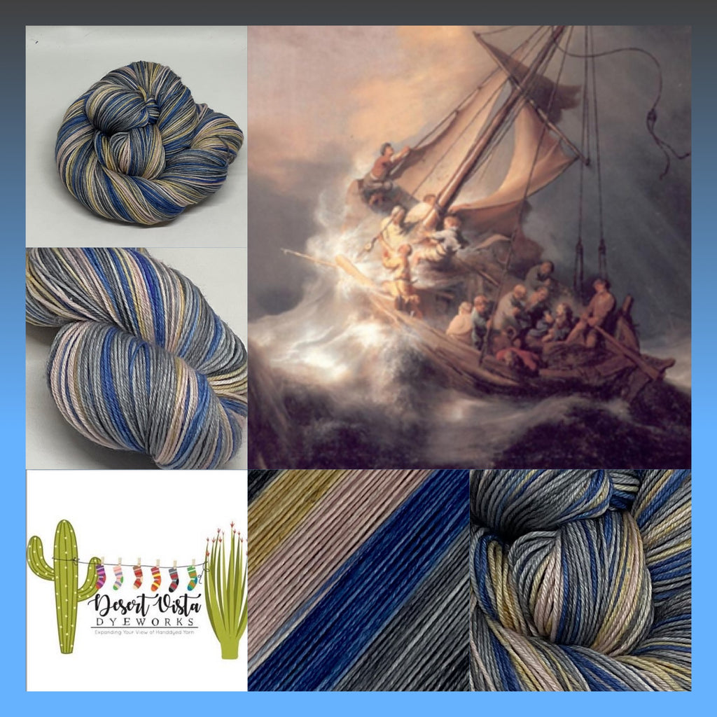 Christ in the Storm Five Stripe Self Striping Yarn