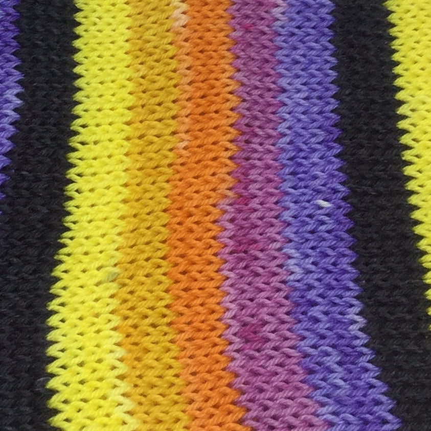 Bohemian Rhapsody Six Stripe Self Striping Sock Yarn