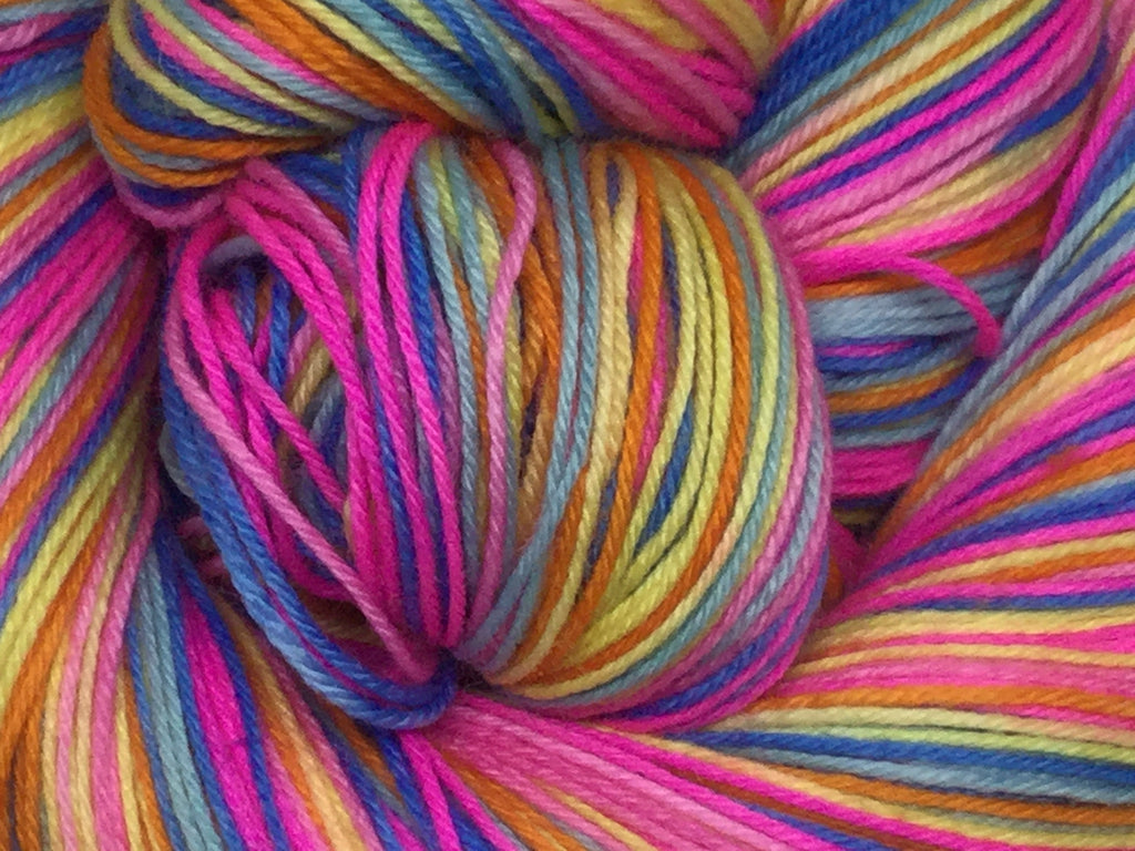 Caribbean Colors Six Stripe Self Striping Yarn
