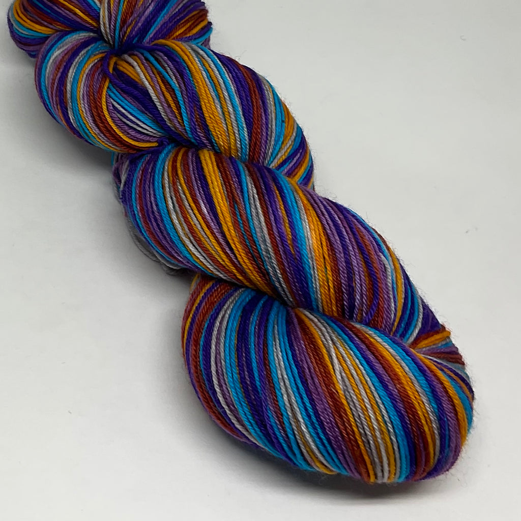 Crystal Six Stripe Self Striping Sock Yarn