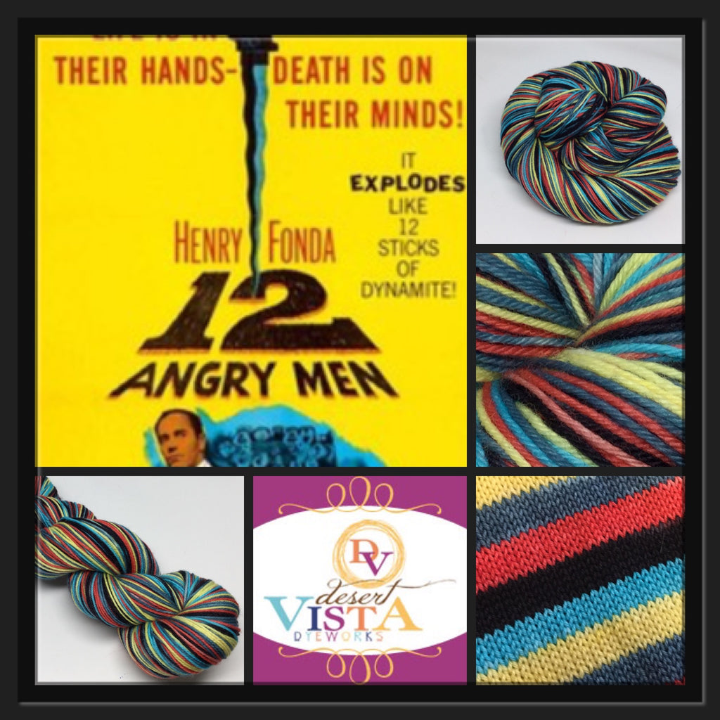 12 Angry Men Five Stripe Self Striping Yarn