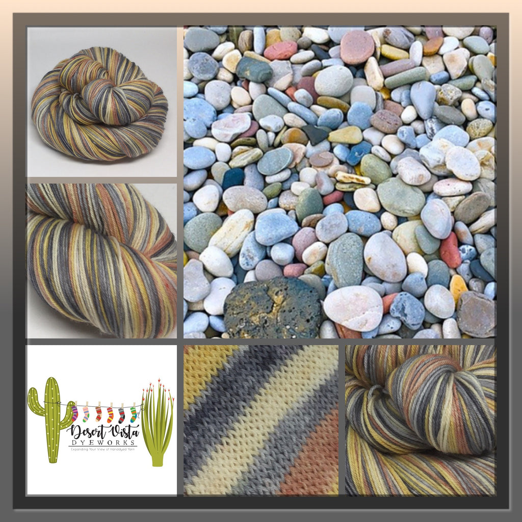 Beach Rocks Five Stripe Self Striping Yarn