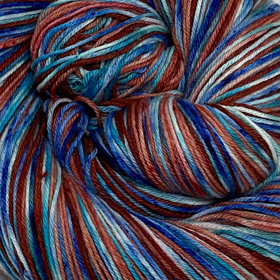 Speckled Sussex Four Stripe Self Striping Yarn