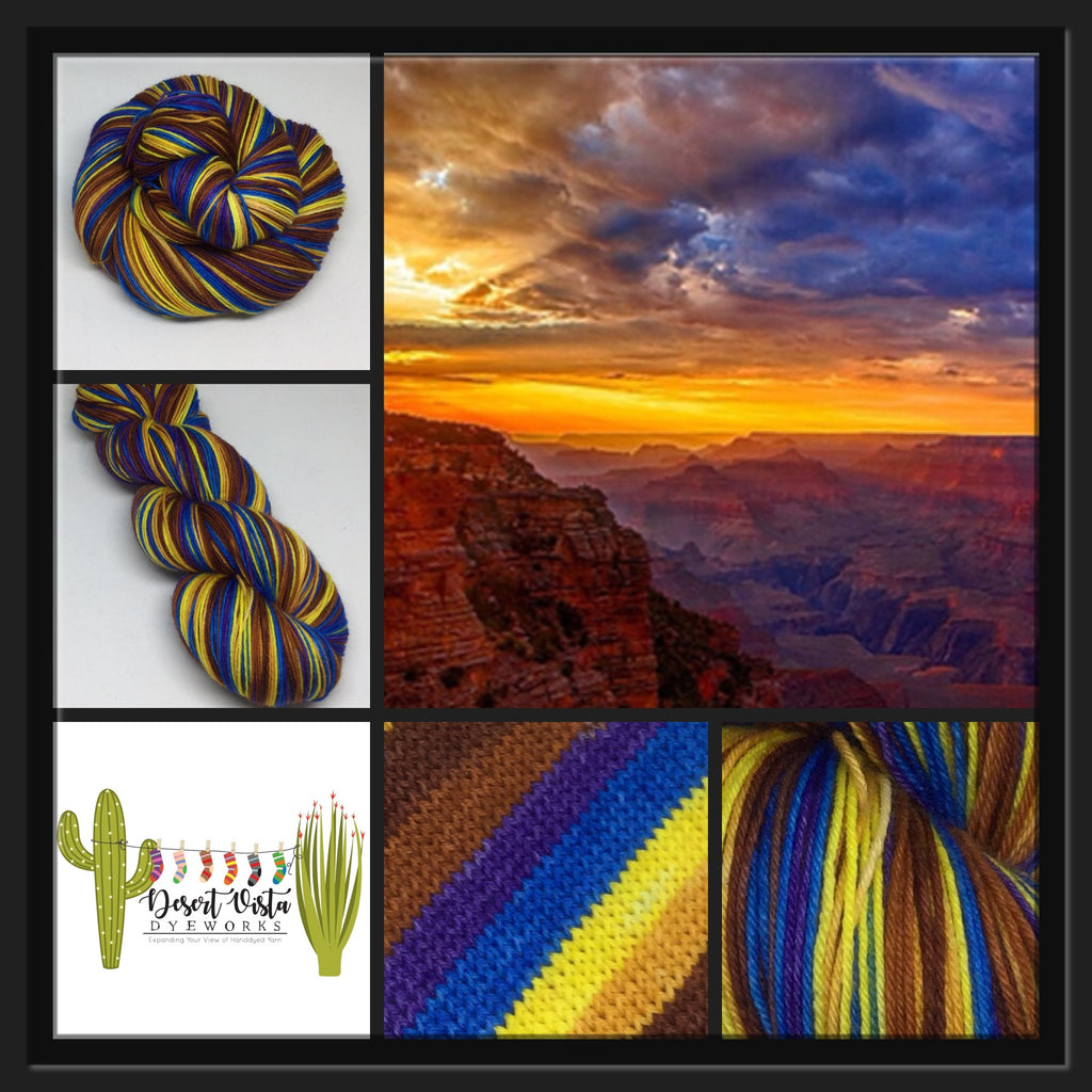 Grand Canyon Six Stripe Self Striping Yarn