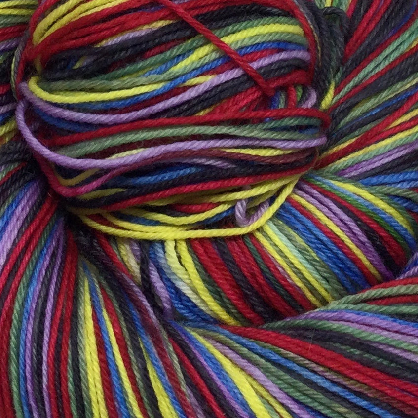 Volleyball Six Stripe Self Striping Sock Yarn