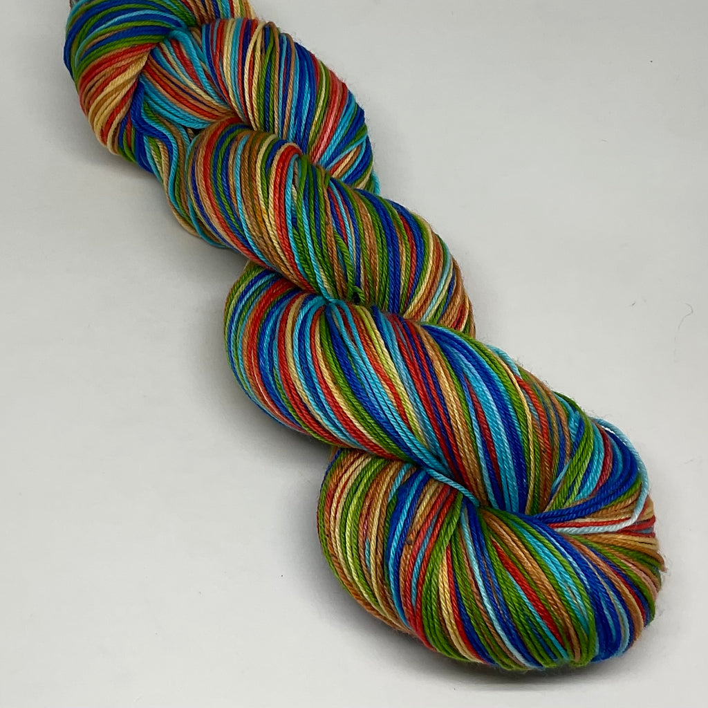 Egyptian Papyrus Six Stripe Self Striping Sock Yarn