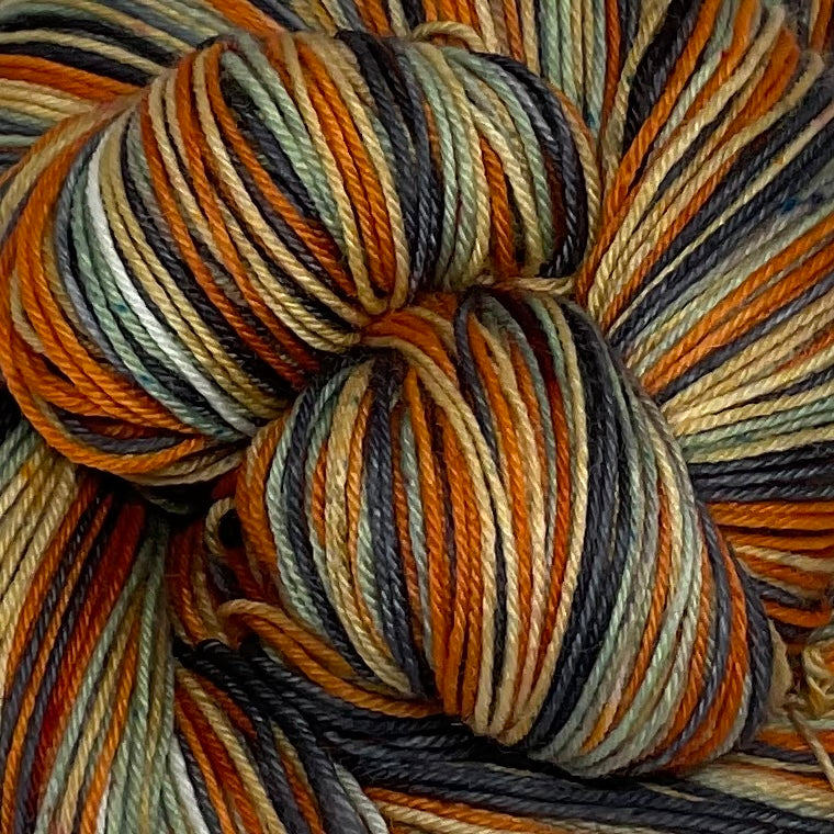 Nefertiti Four Stripe Self Striping Sock Yarn