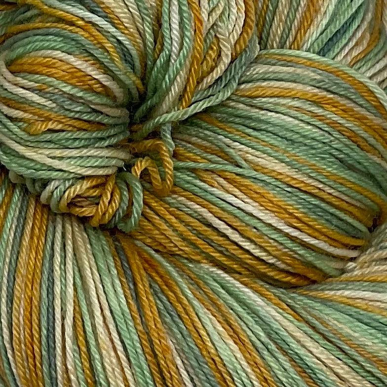 The Extremely Rare Princess Leia Toad Four  Stripe Self Striping Yarn
