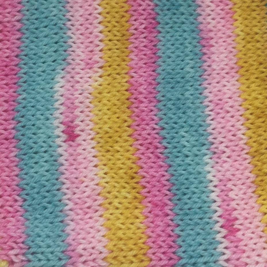 An Entire Pastel Wardrobe Four Stripe Self Striping Yarn