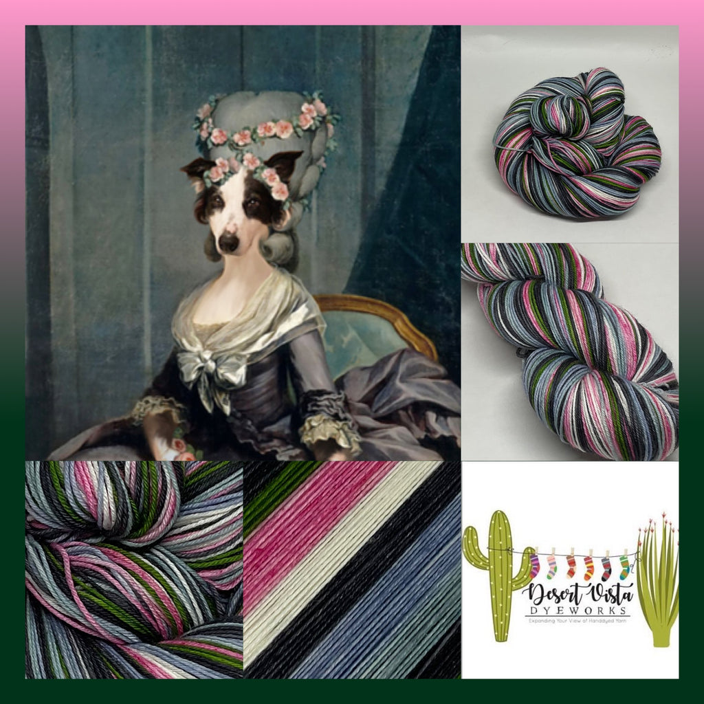 Mme. de Lambelle Seven Stripe Self Striping Yarn