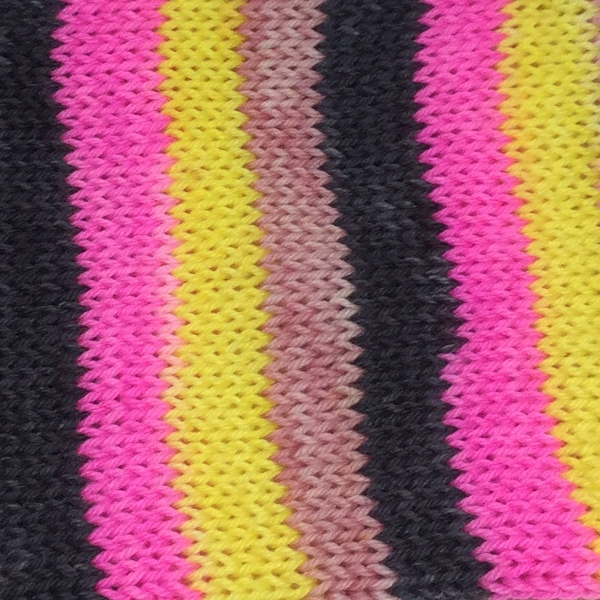 Warhol's Marilyn Four Stripe Self Striping Yarn