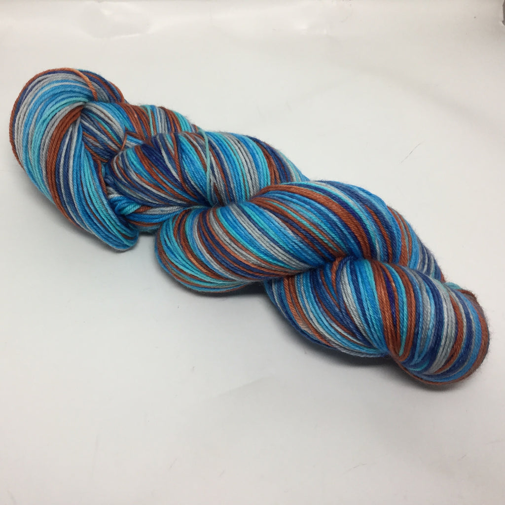 Kingfisher Five Stripe Self Striping Yarn