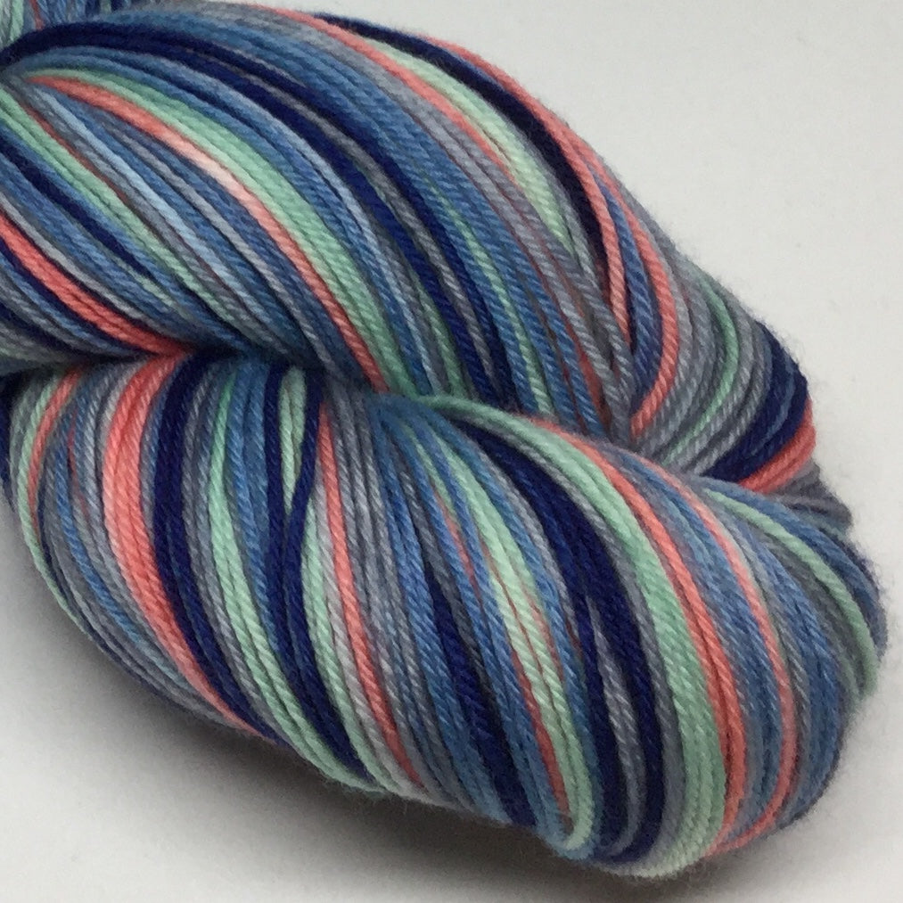 Coastal Brazil Six Stripe Self Striping Sock Yarn