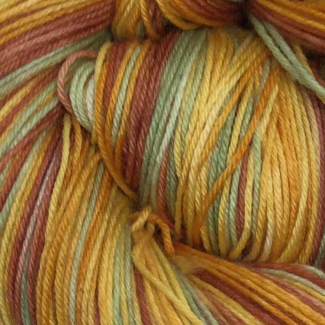 Van Gogh's Sunflowers Five Stripe Self Striping Yarn