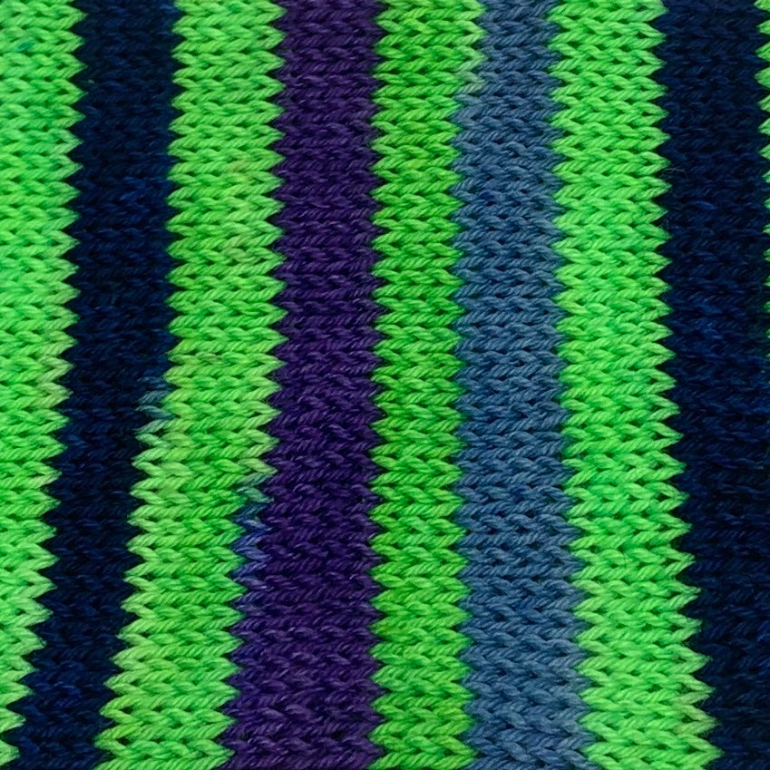 Shrek, The Musical Six Stripe Self Striping Sock Yarn