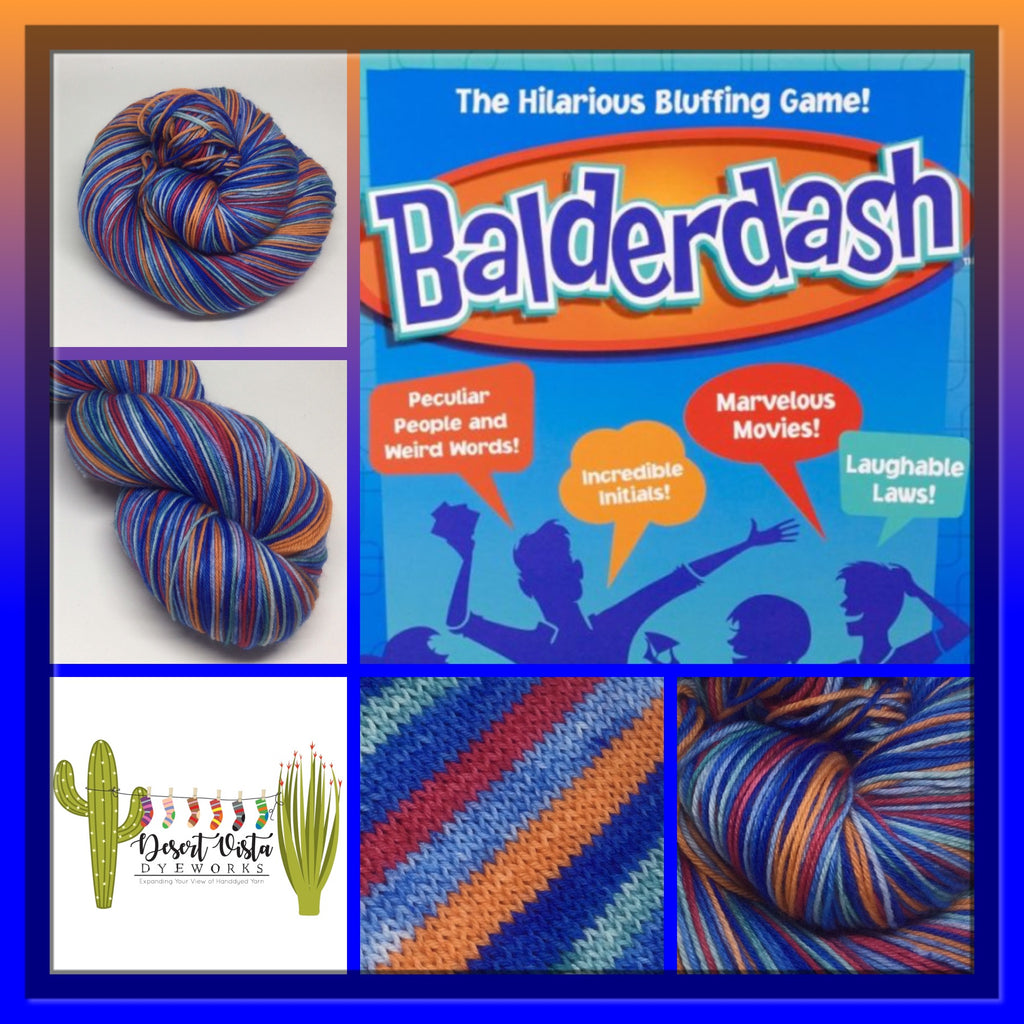 Balderdash Six Stripe Self Striping Yarn