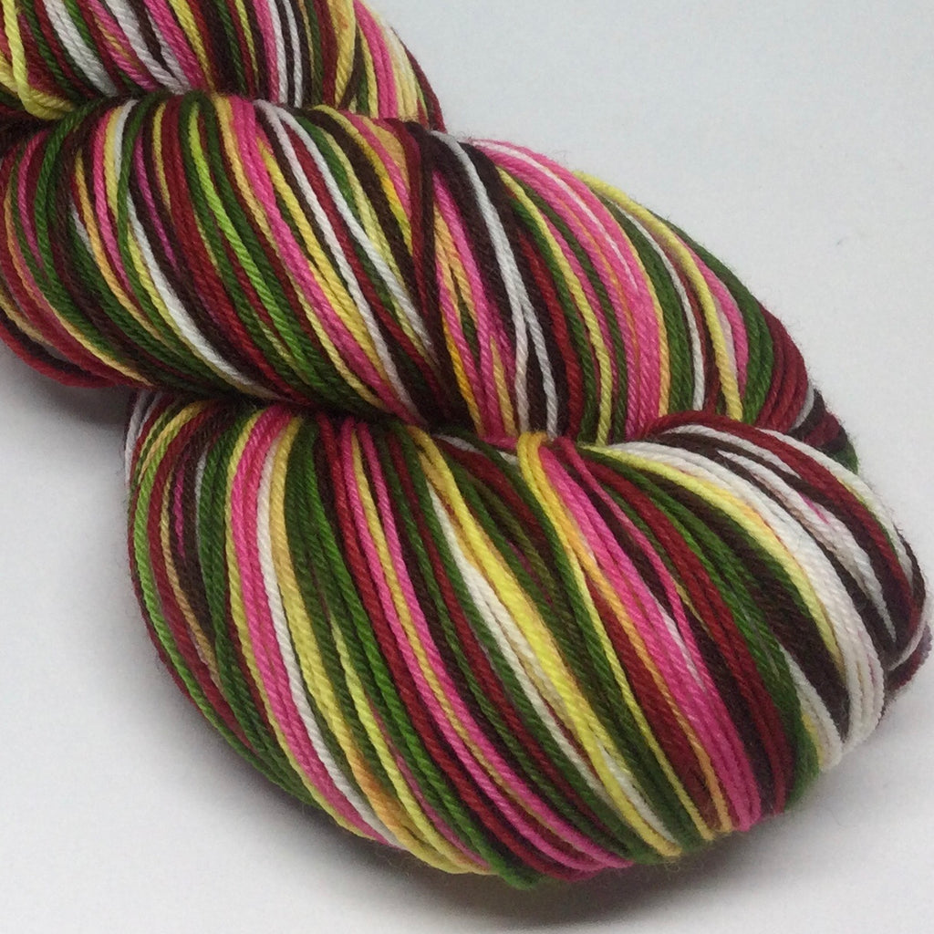 Chocolate Fondue Six Stripe Self Striping Sock Yarn