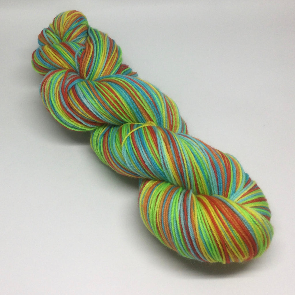 Hungry, Hungry Hippos Six Stripe Self Striping Yarn