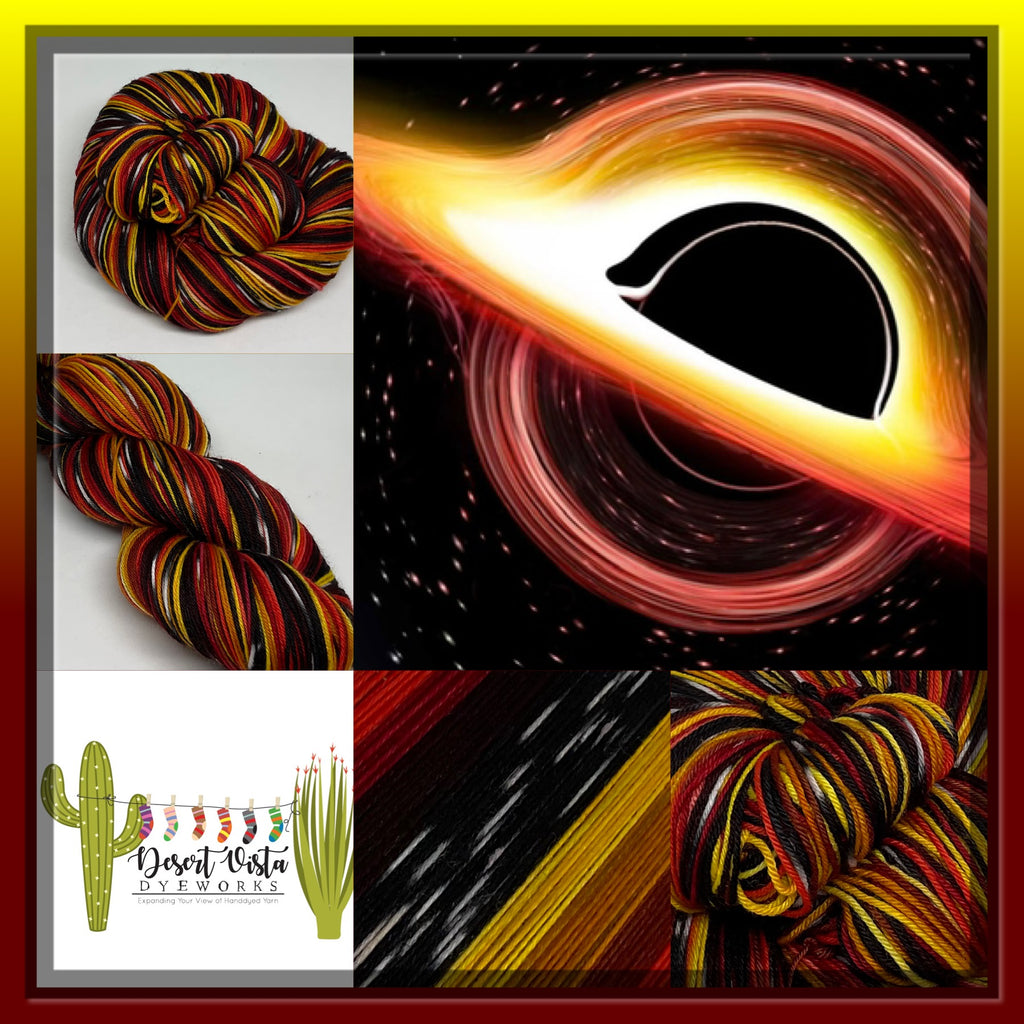 Black Hole Seven Stripe Self Striping Yarn