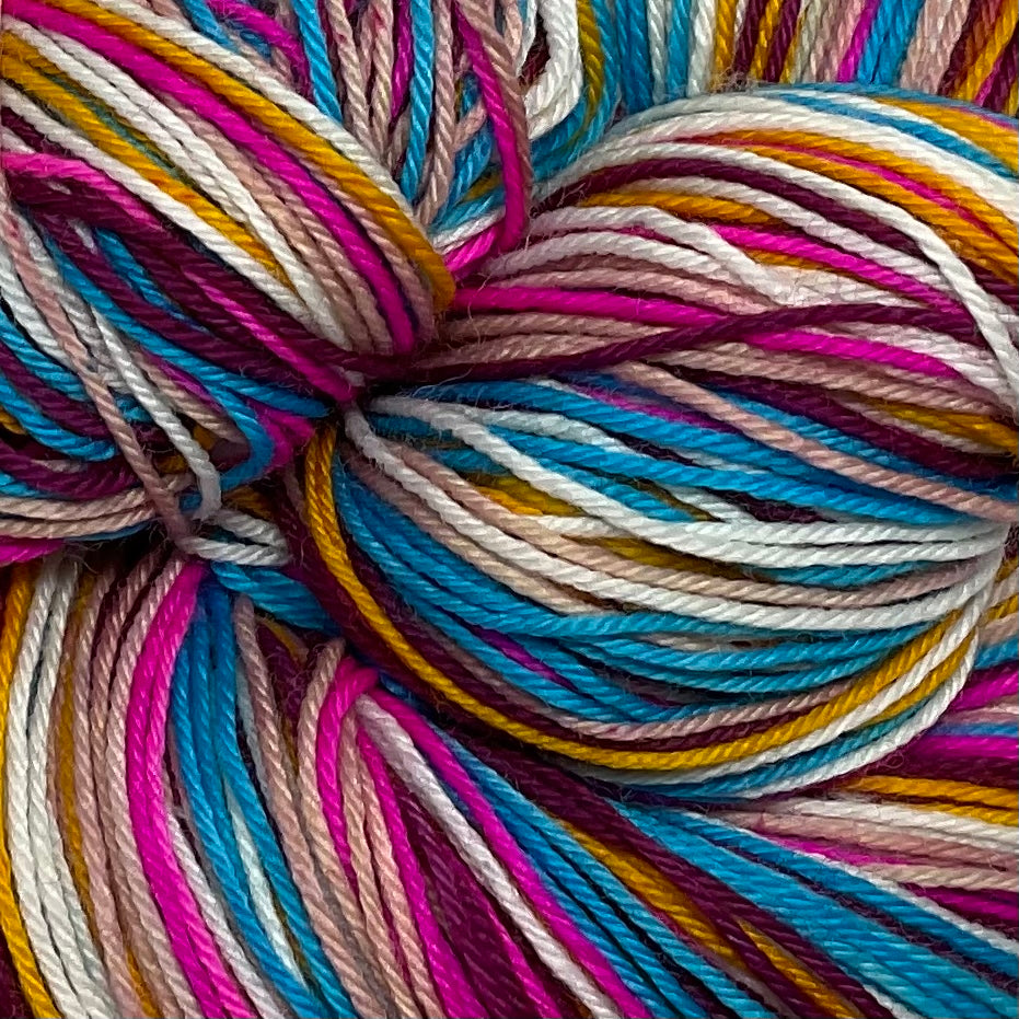 Geod Six Stripe Self Striping Sock Yarn
