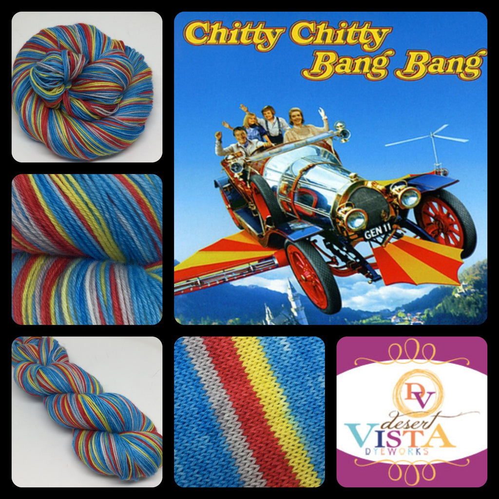 Chitty Chitty Four Stripe Self Striping Yarn