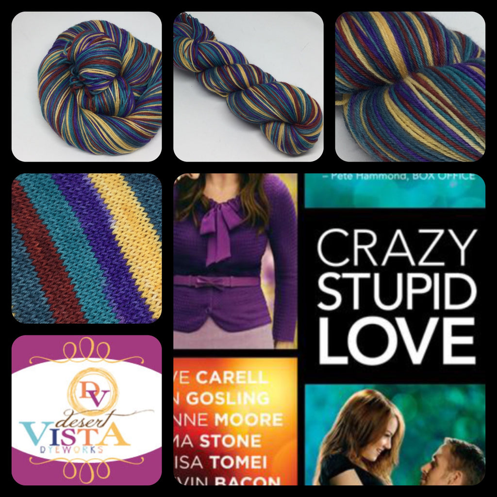 Crazy Stupid Love Five Stripe Self Striping Yarn