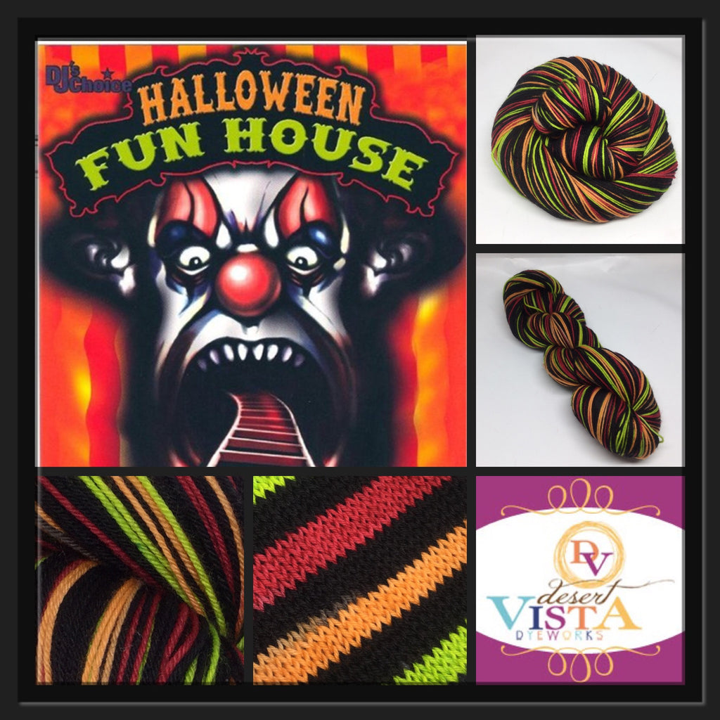 Fun House Six Stripe Self Striping Yarn