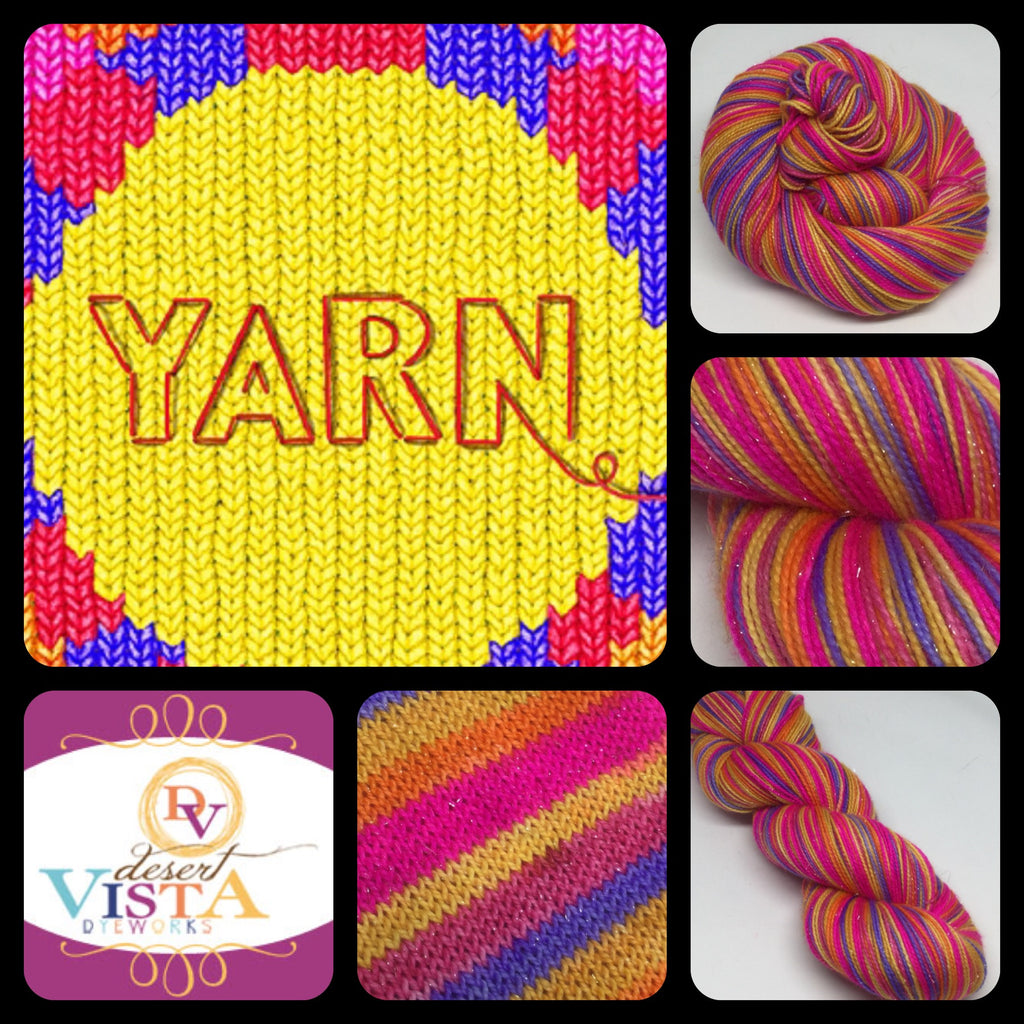 Yarn Six Stripe Self Striping Yarn