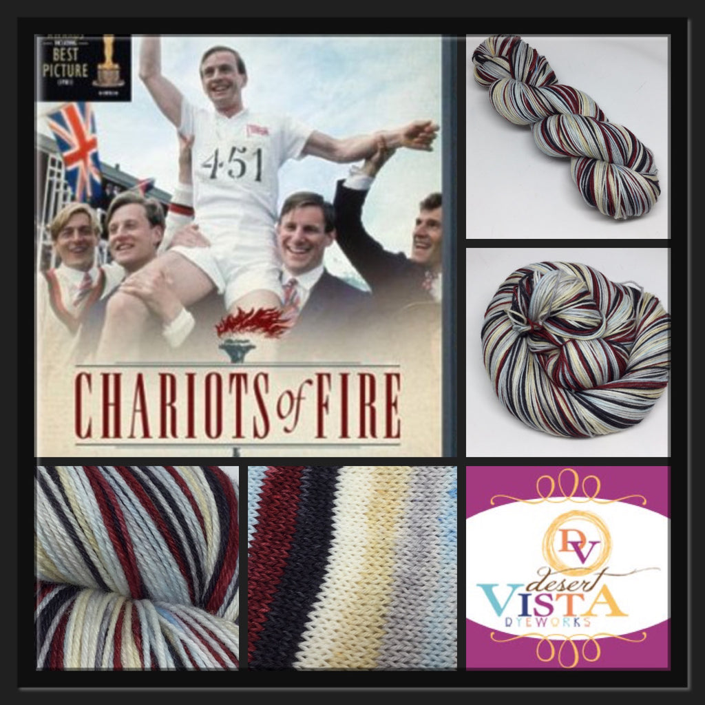 Chariots of Fire Six Stripe Self Striping Yarn