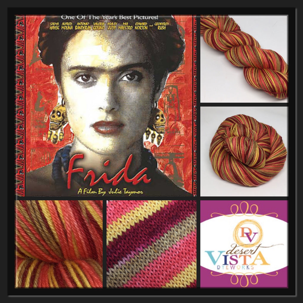 Frida Four Stripe Self Striping Yarn