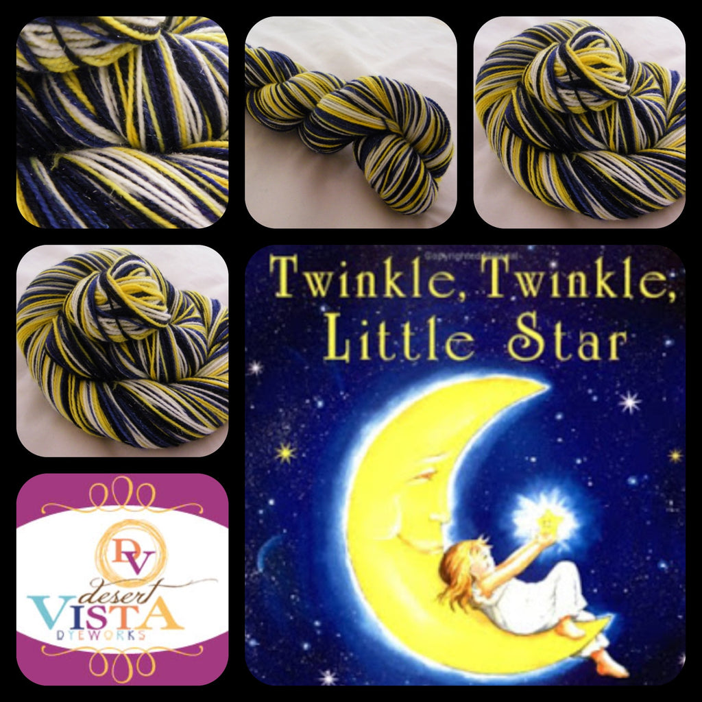 Twinkle, Twinkle Little Star Four Stripe Self Striping Yarn