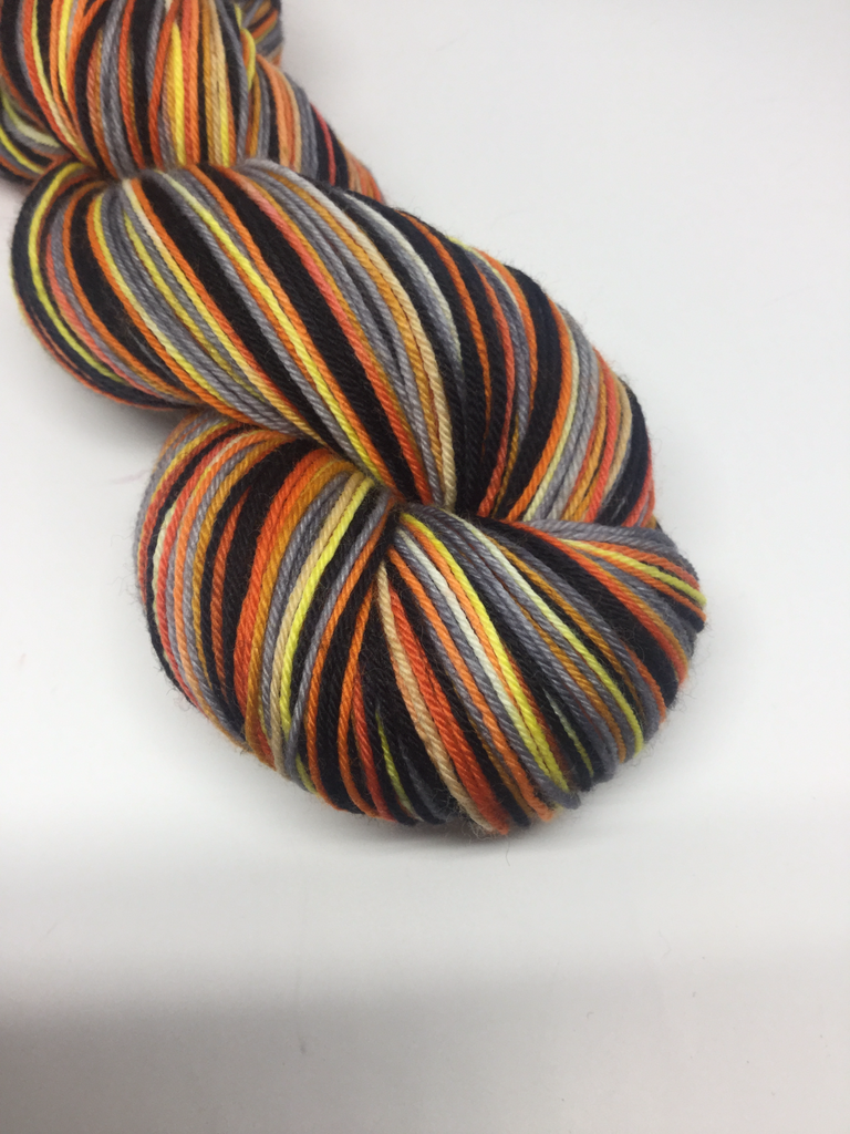 Halloween Moon Four Stripe Self Striping Yarn