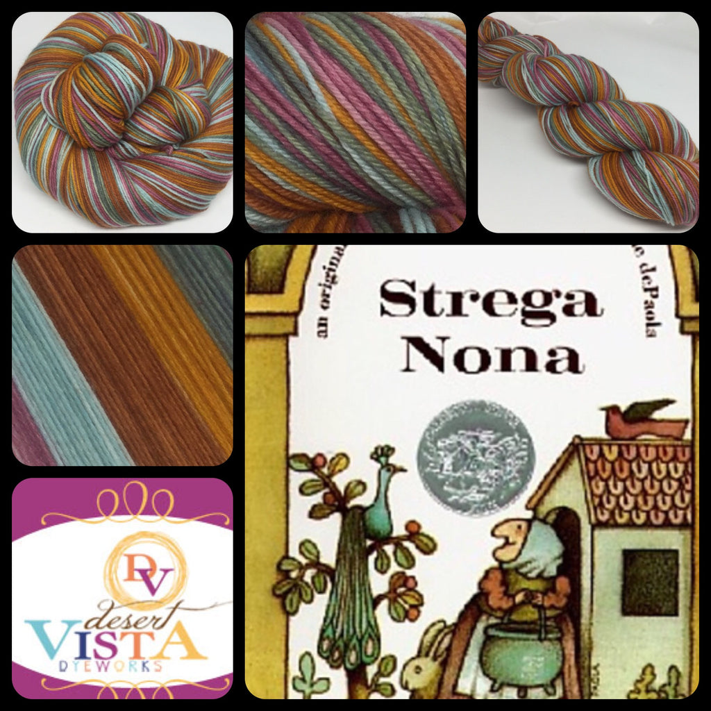 Strega Nona Five Stripe Self Striping Yarn