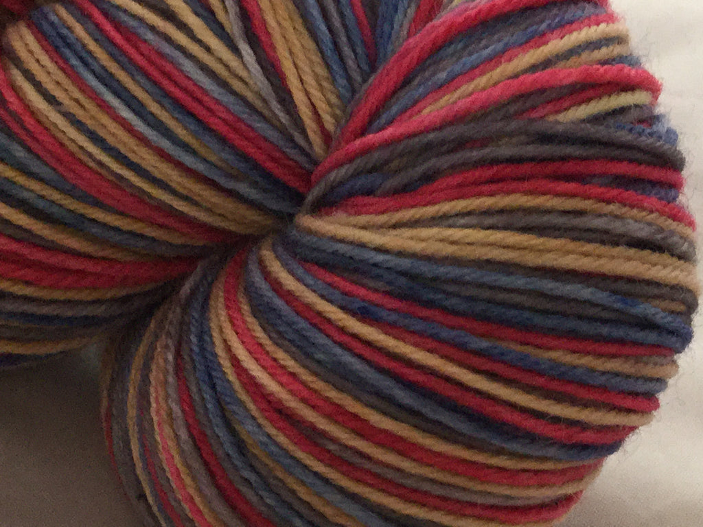 Star Spangled Four Stripe Self Striping Yarn